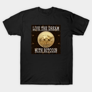 Bitcoin Gold Cryptocurrency Digital Assets T-Shirt